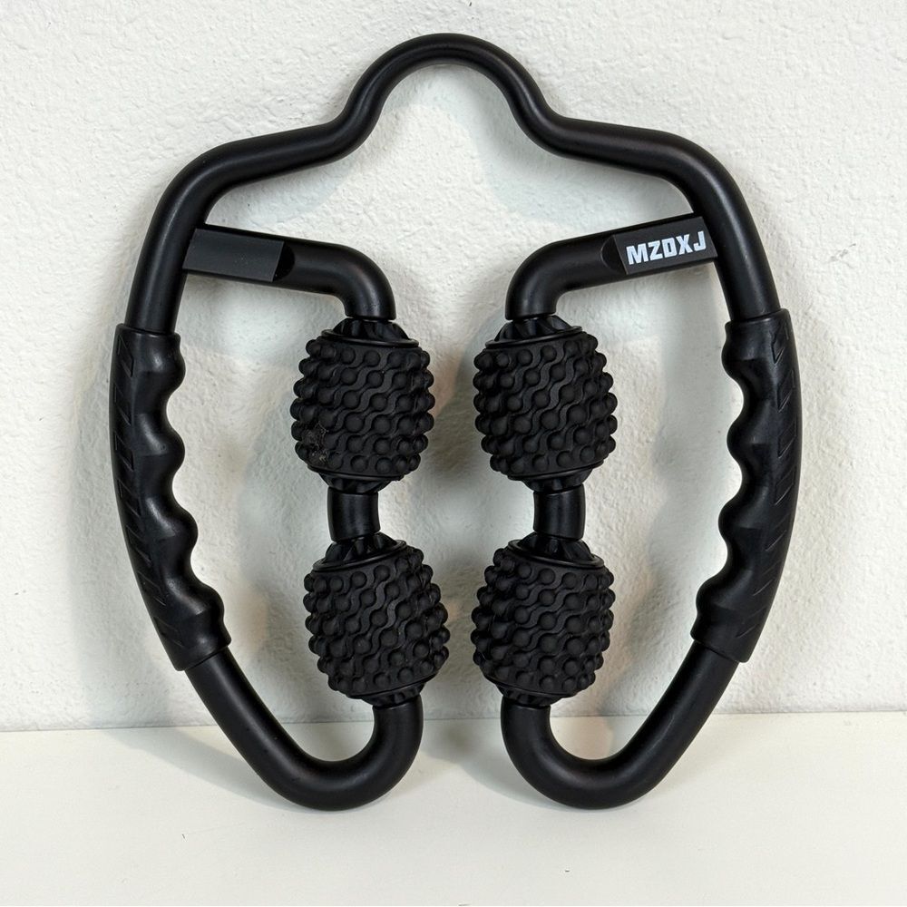 Black Handheld Dual-Sided Leg Massager MZDXJ